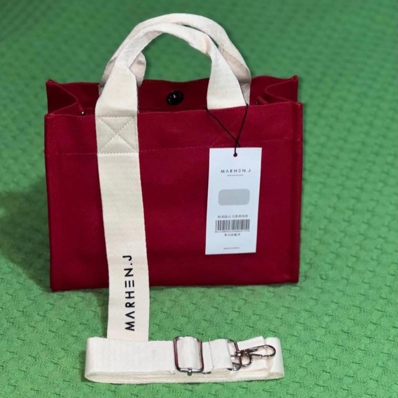 MARHEN. J Rico Mini canvas tote classic red - Picture 6 of 8